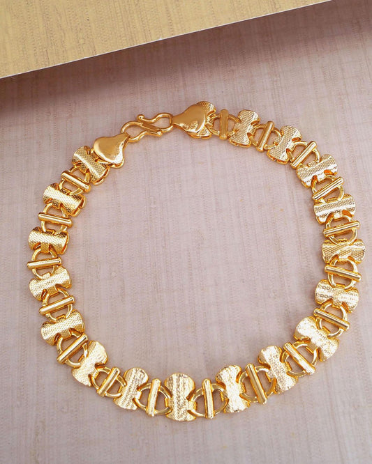 Watch Strap Design Bracelet Unisex South Indian Gold Bracelet