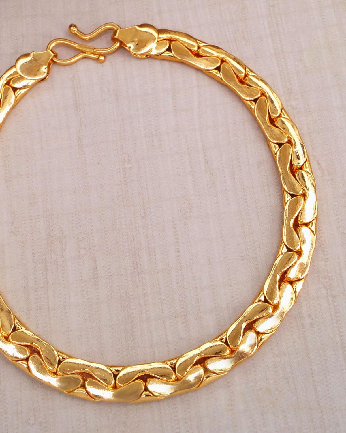 Everyday Wear Thick Gold Bracelets For Men