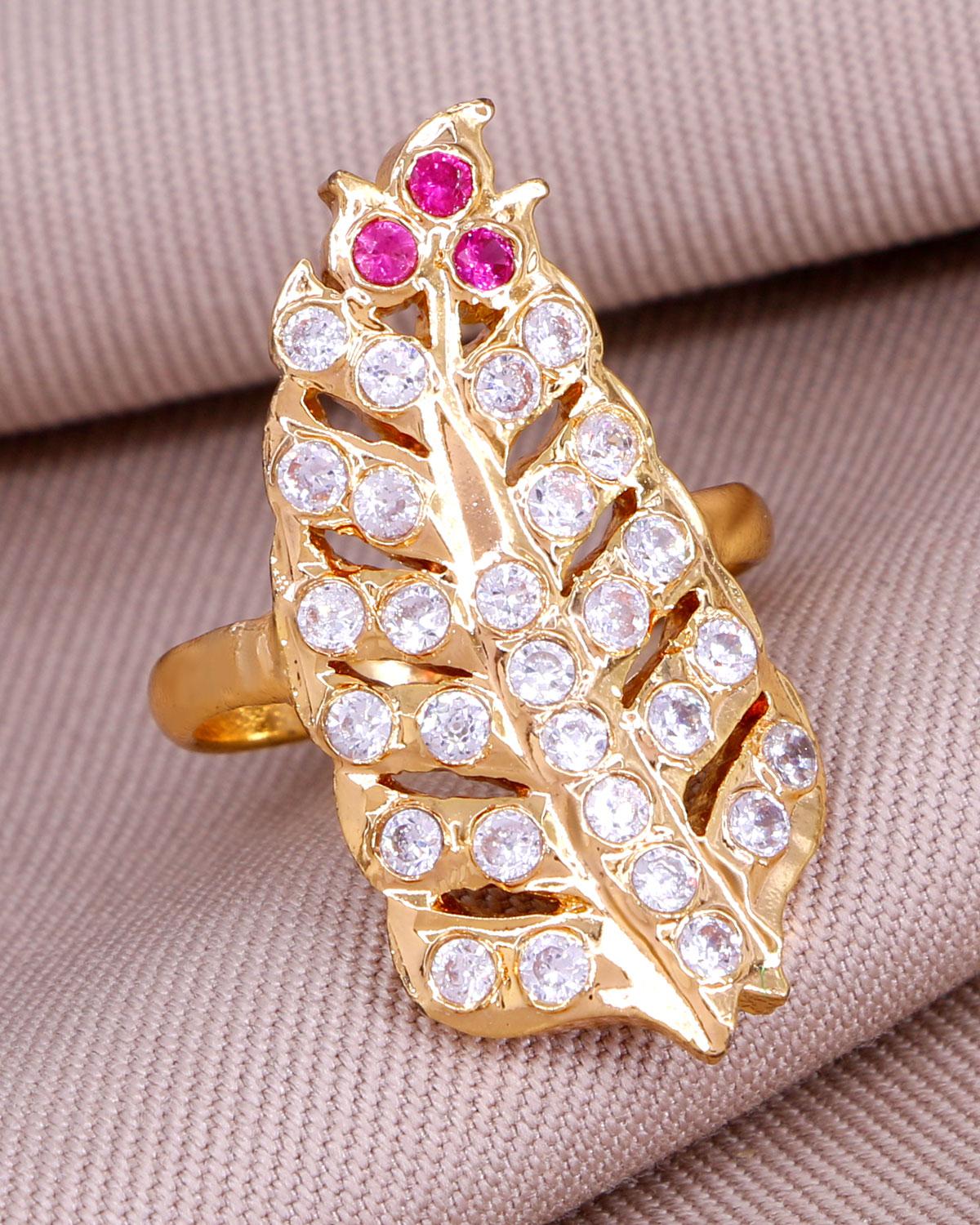 Grand Vintage Impon Stone Ring IFR1253