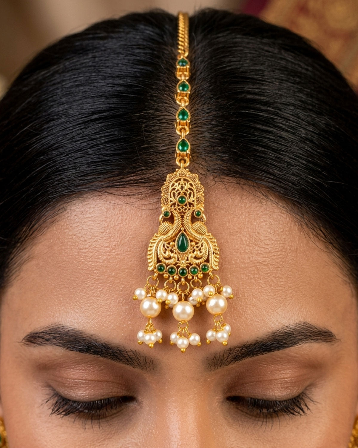 Emerald Stone Gold Nethichutti INCHT351