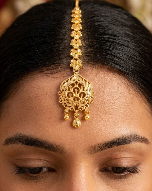 High Quality Gold Nethichutti Mango Design INCHT472