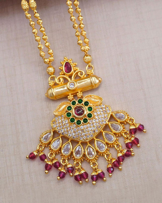 Grand Kemp Stone Pendant For Marriage Bridal Jewelry