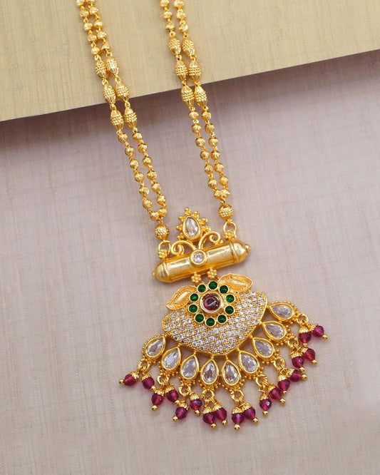 Grand Kemp Stone Pendant For Marriage Bridal Jewelry