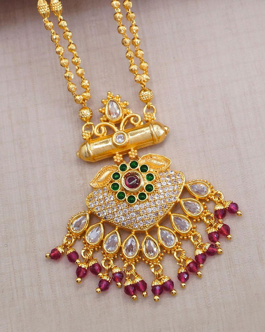 Grand Kemp Stone Pendant For Marriage Bridal Jewelry