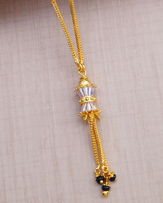 Stylish Teen Pendant White Zircon Stone Locket Daily Use