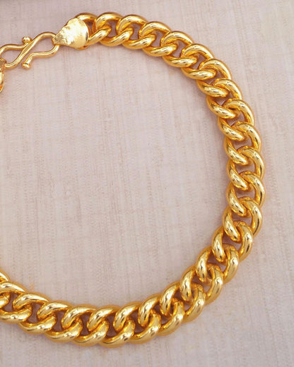 Thick One Gram Gold Bracelet for Men