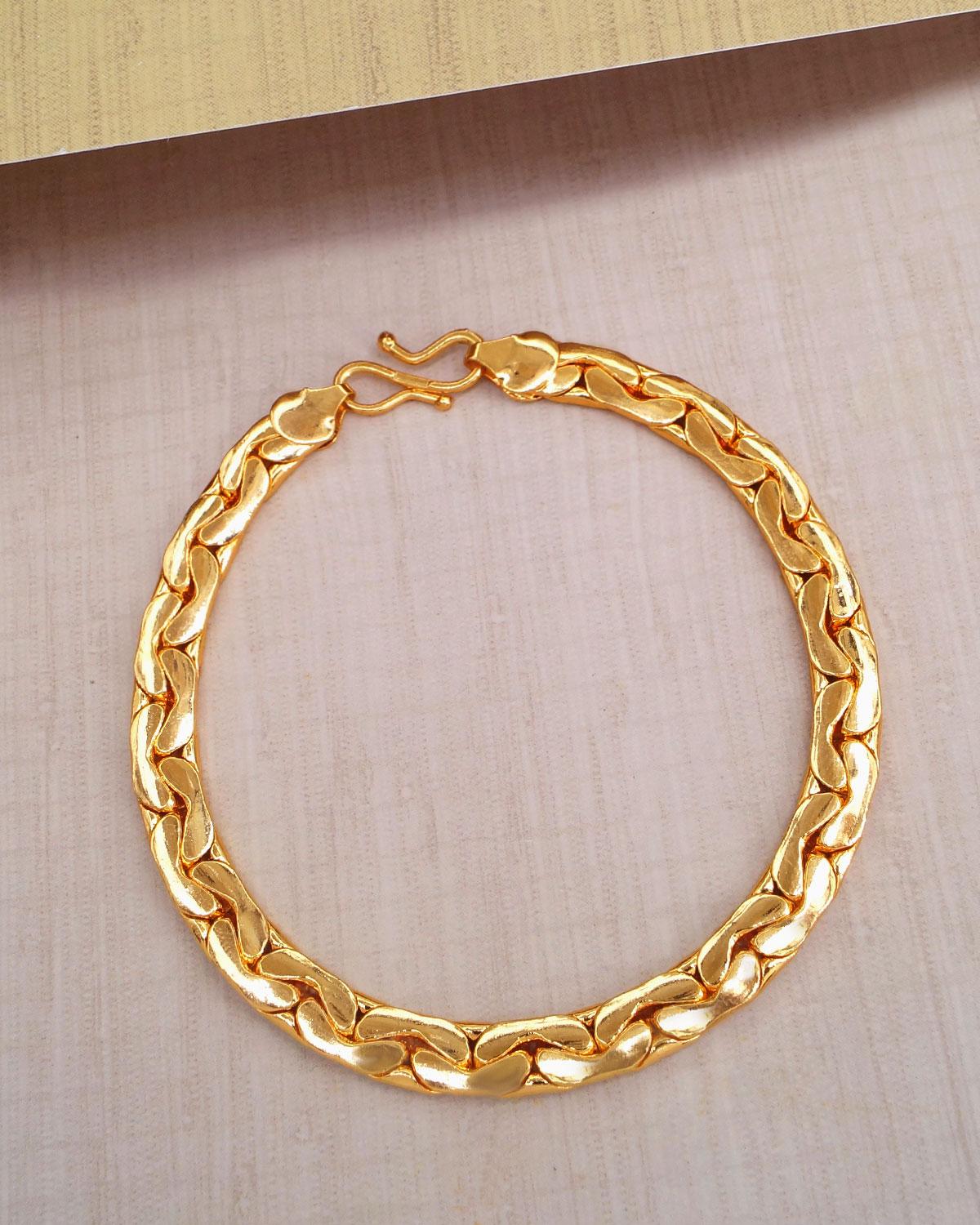 Everyday Wear Thick Gold Bracelets For Men