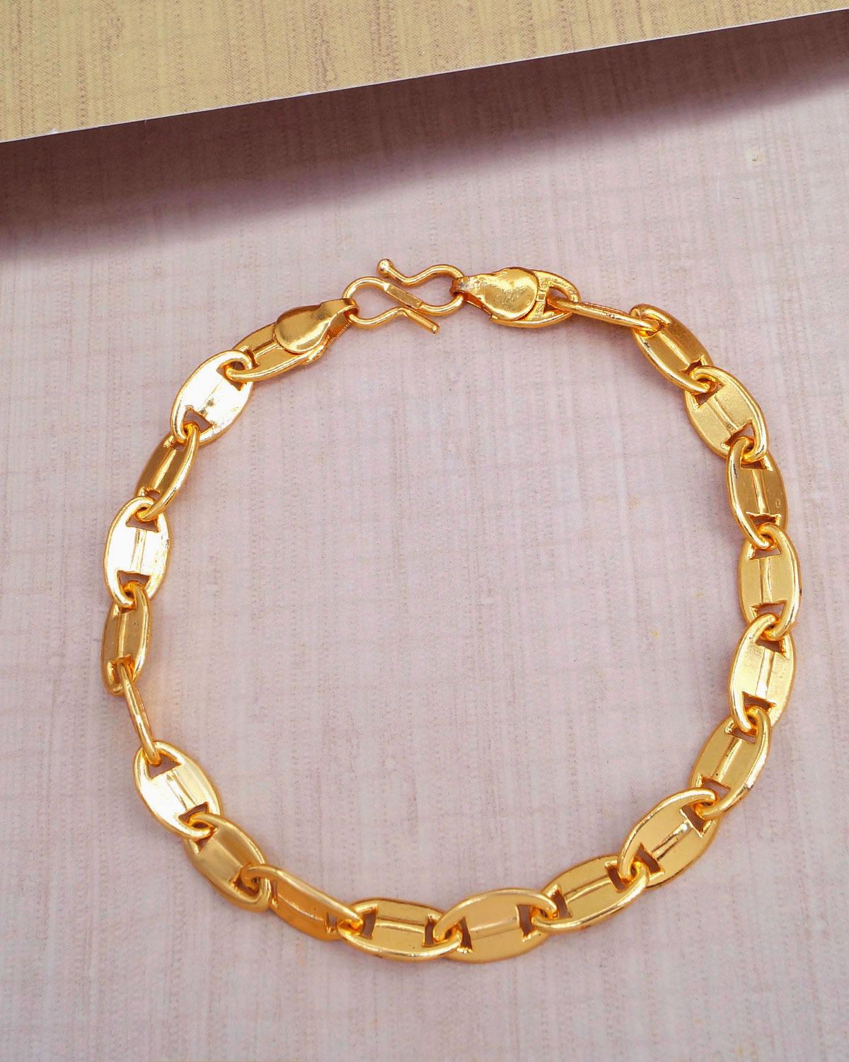 Latest in Trends Men's Voguish Bracelet Link Type Chain Bracelet