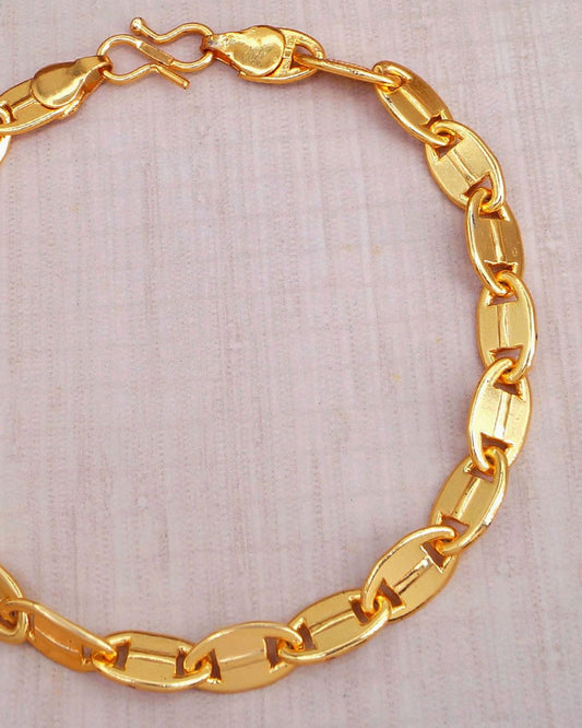 Latest in Trends Men's Voguish Bracelet Link Type Chain Bracelet