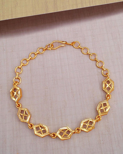 Trendy Design Daily Wear Gold Plated Design Brac