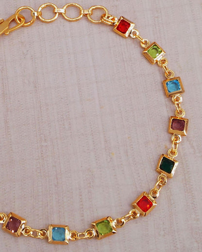 Lucky Stone Navaratna Bracelet for Women and Girls Buy Online