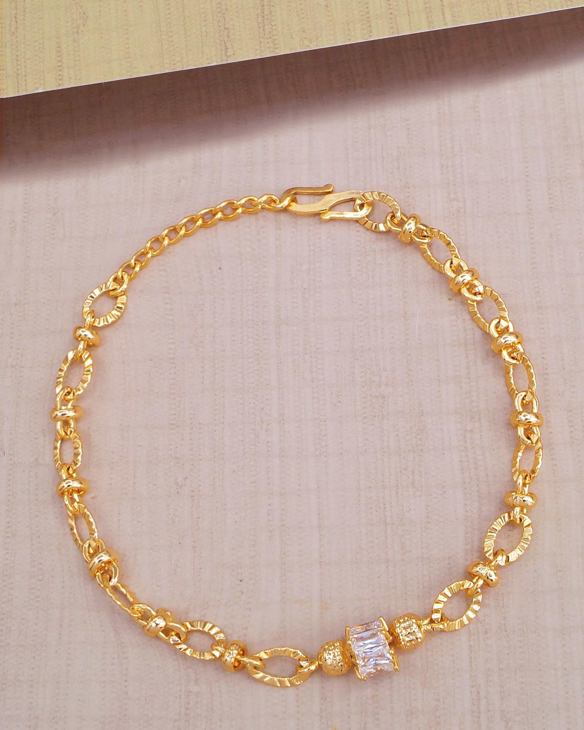 Ad Stone Gold Plated Bracelet IBRAC791