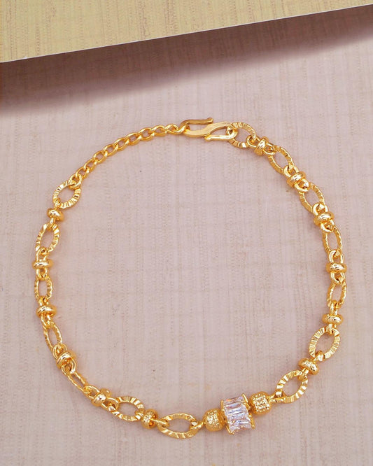 Ad Stone Gold Plated Bracelet IBRAC791