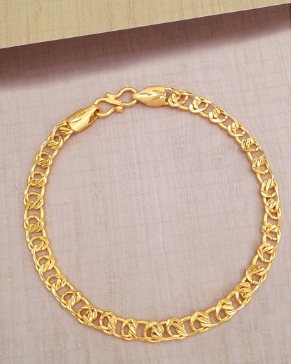 Pure Gold Mens Bracelet IBRAC800