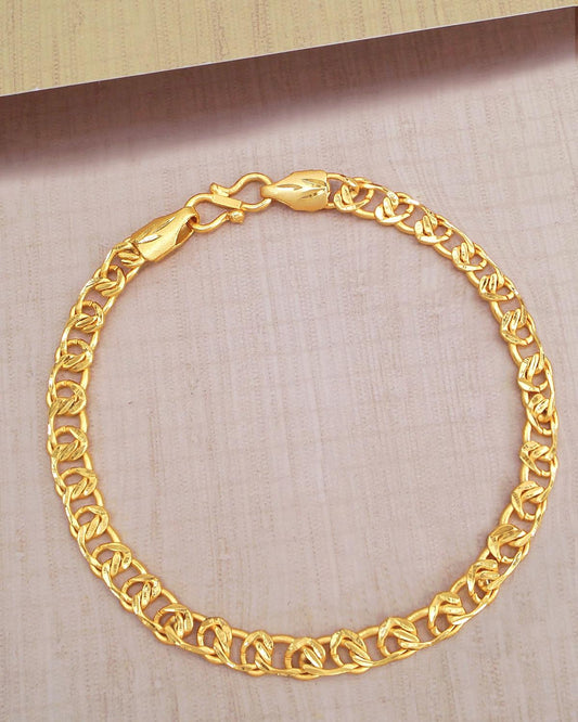 Pure Gold Mens Bracelet IBRAC800