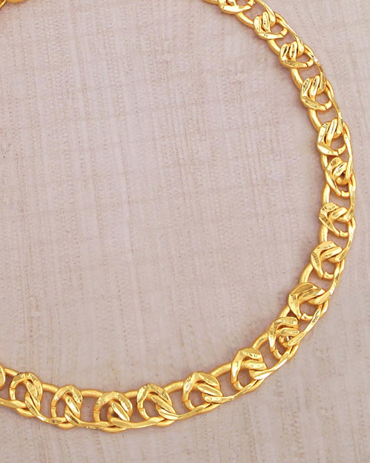 Pure Gold Mens Bracelet IBRAC800