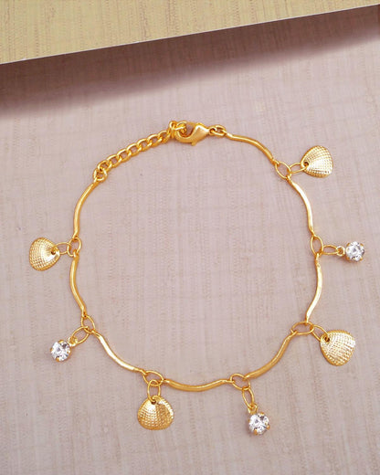 Gold Plated Charm Bracelet IBRAC802