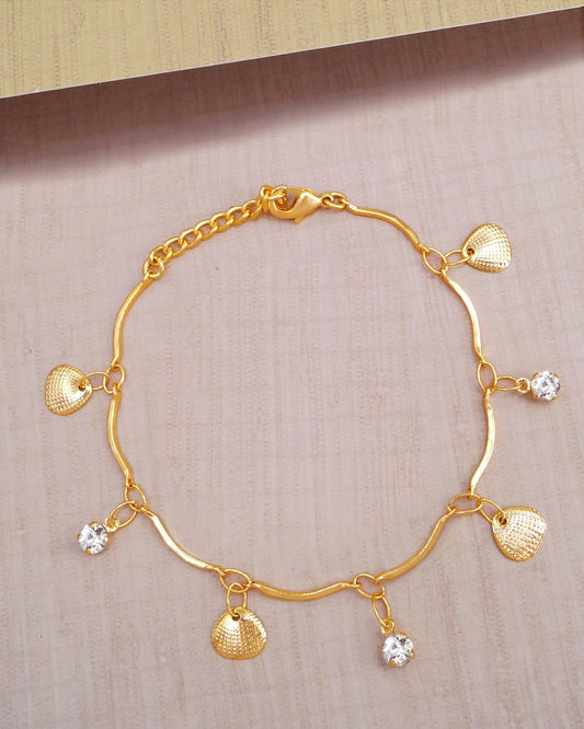 Gold Plated Charm Bracelet IBRAC802