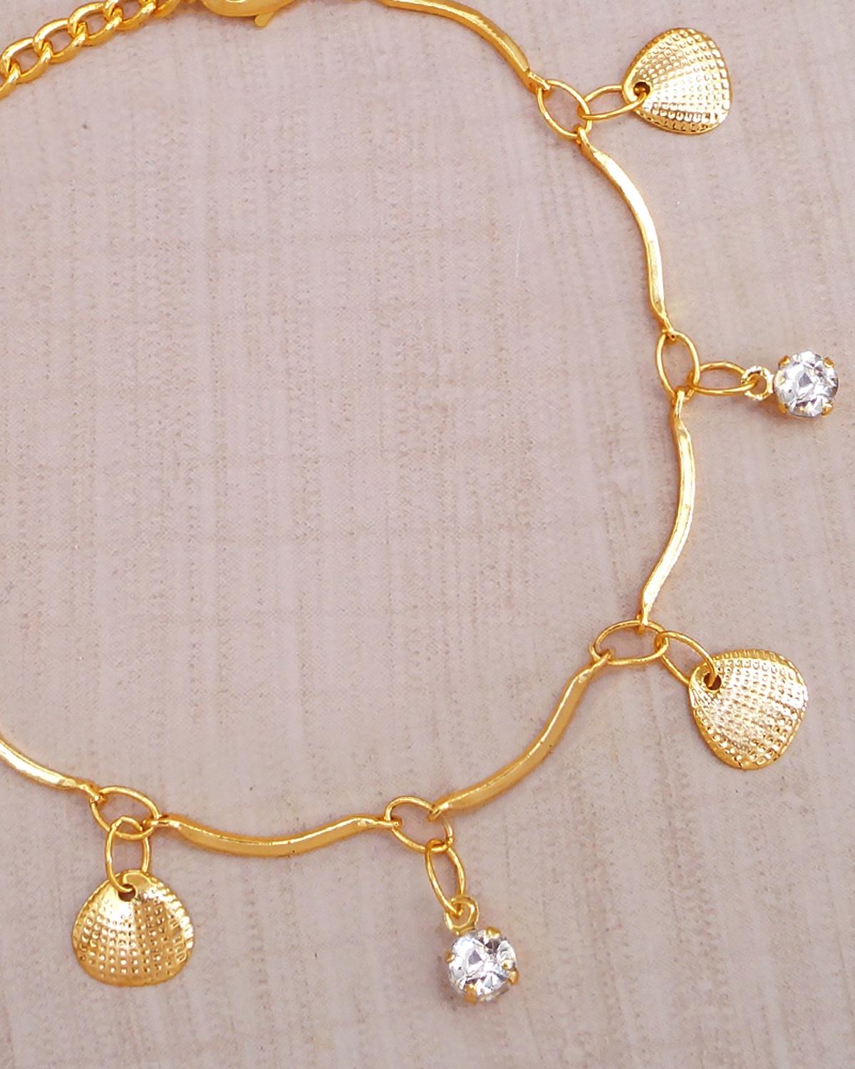 Gold Plated Charm Bracelet IBRAC802