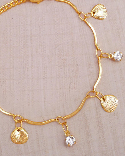 Gold Plated Charm Bracelet IBRAC802