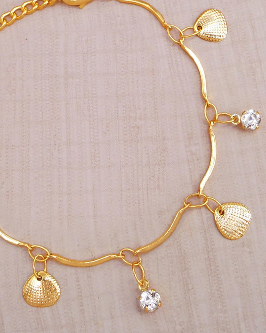 Gold Plated Charm Bracelet IBRAC802