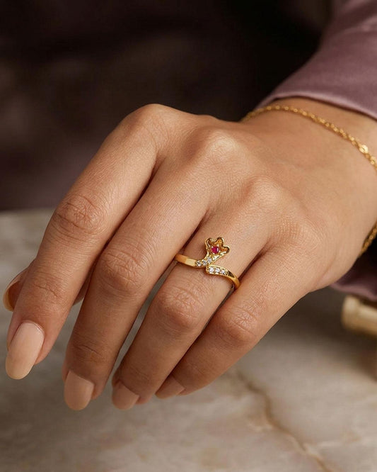 Daily Wear Impon Heart Ring IFR1006