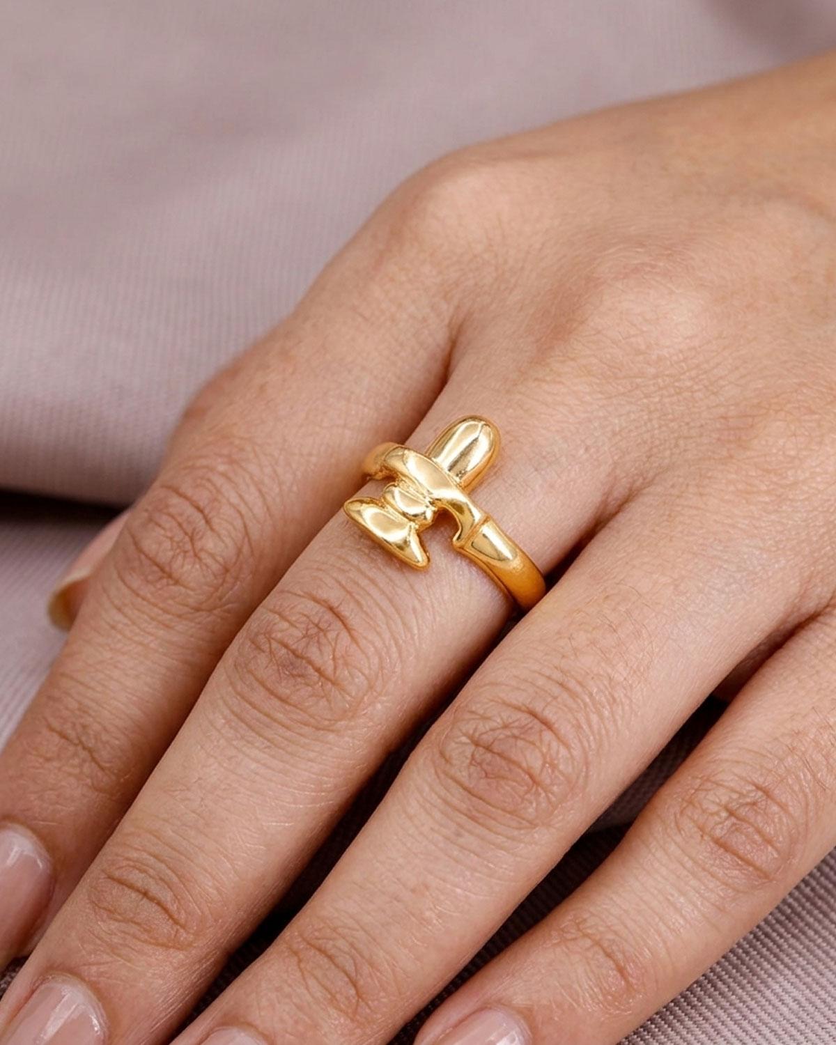 Impon Shiva Lingam Ring IFR1037
