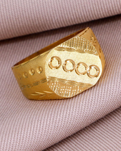 Grand Mens Gold Imitation Ring IFR1387