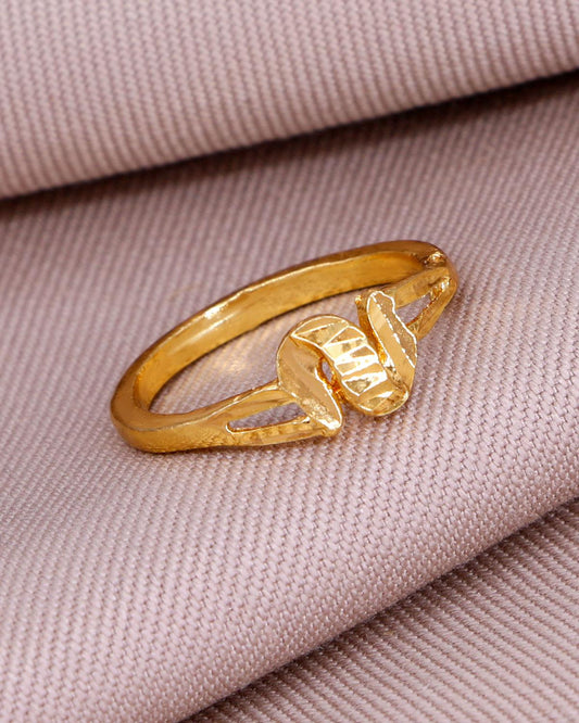 Zig Zag Impon Gold Ring IFR1451