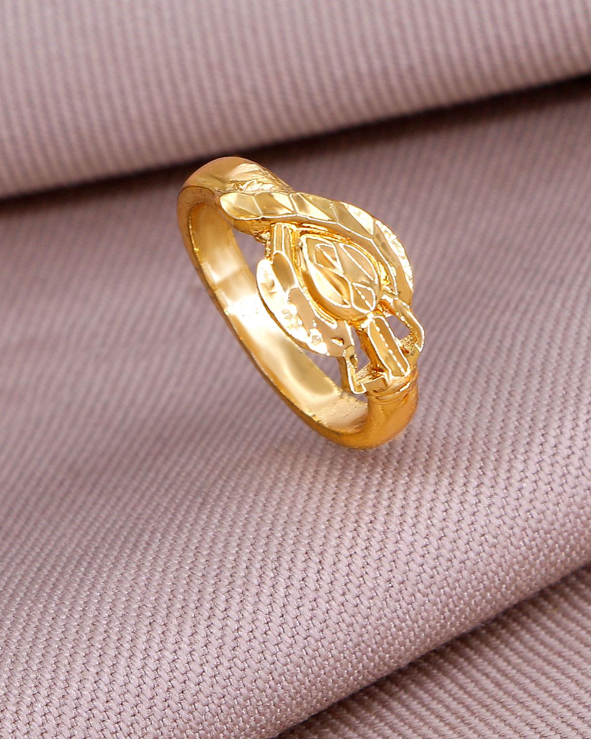 Classic Plain Gold Ring IFR1475