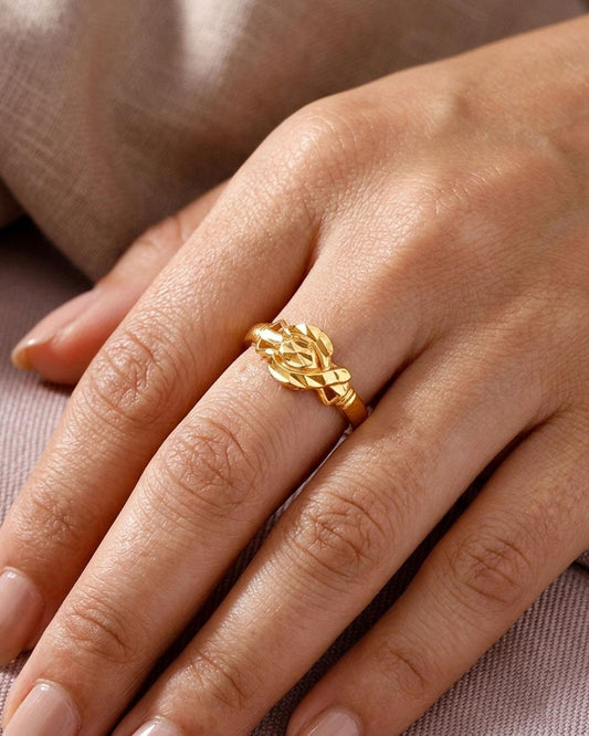 Classic Plain Gold Ring IFR1475