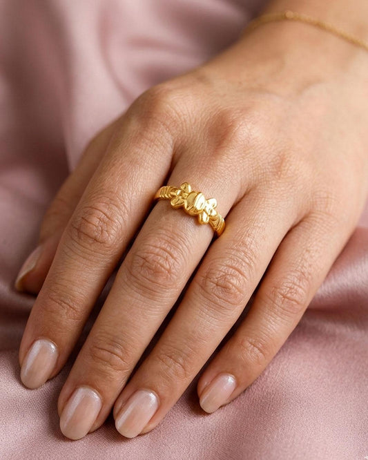 Elegant Plain Impon Finger Ring IFR1518