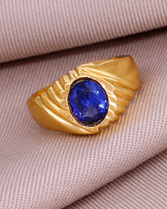 Sapphire Gemstome Impon Finger Ring IFR1592