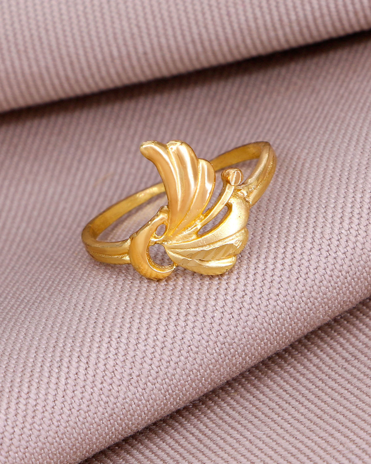 Floral Two Gram Gold Ring IFR1598