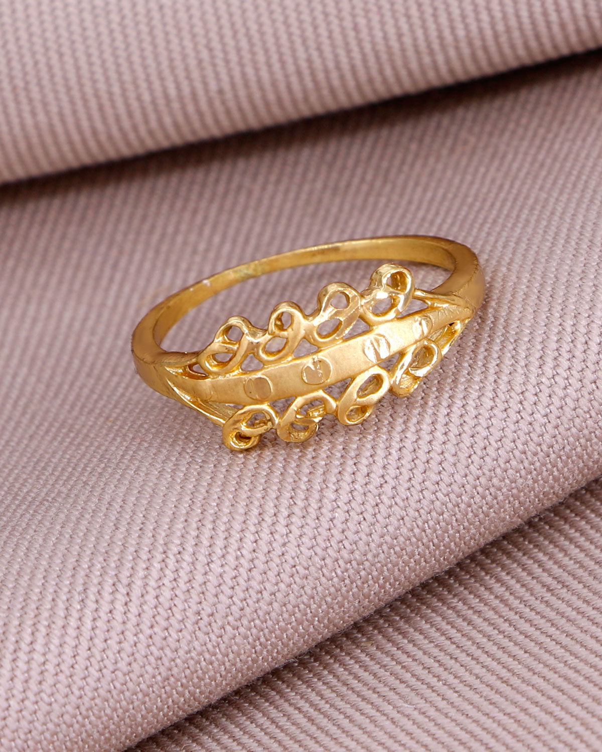 Everyday Use Gold Ring Matt Finish IFR1599