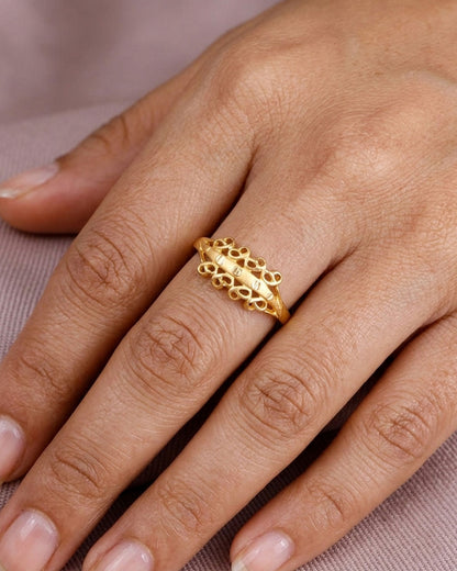 Everyday Use Gold Ring Matt Finish IFR1599