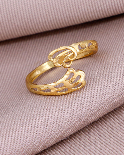 1 Gram Gold Hug Ring IFR1600