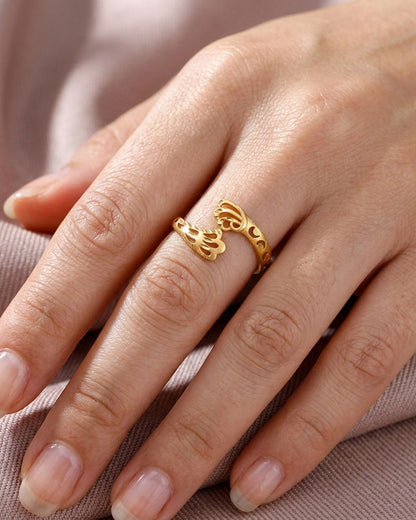 1 Gram Gold Hug Ring IFR1600