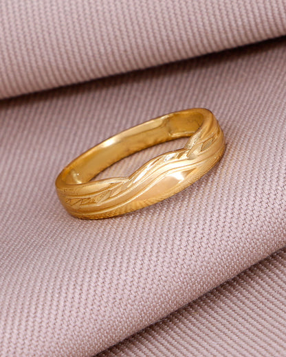 Regular Use Gold Imitation Wedding Ring IFR1610