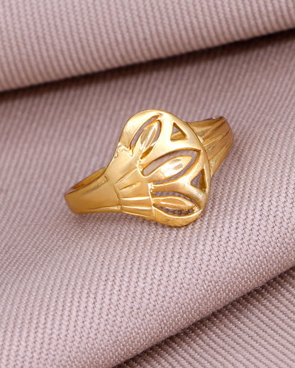 Trendy Dubai Gold Floral Ring Online IFR1632