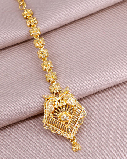 Classic Floral Design Gold Covering Nethichutti INCHT474